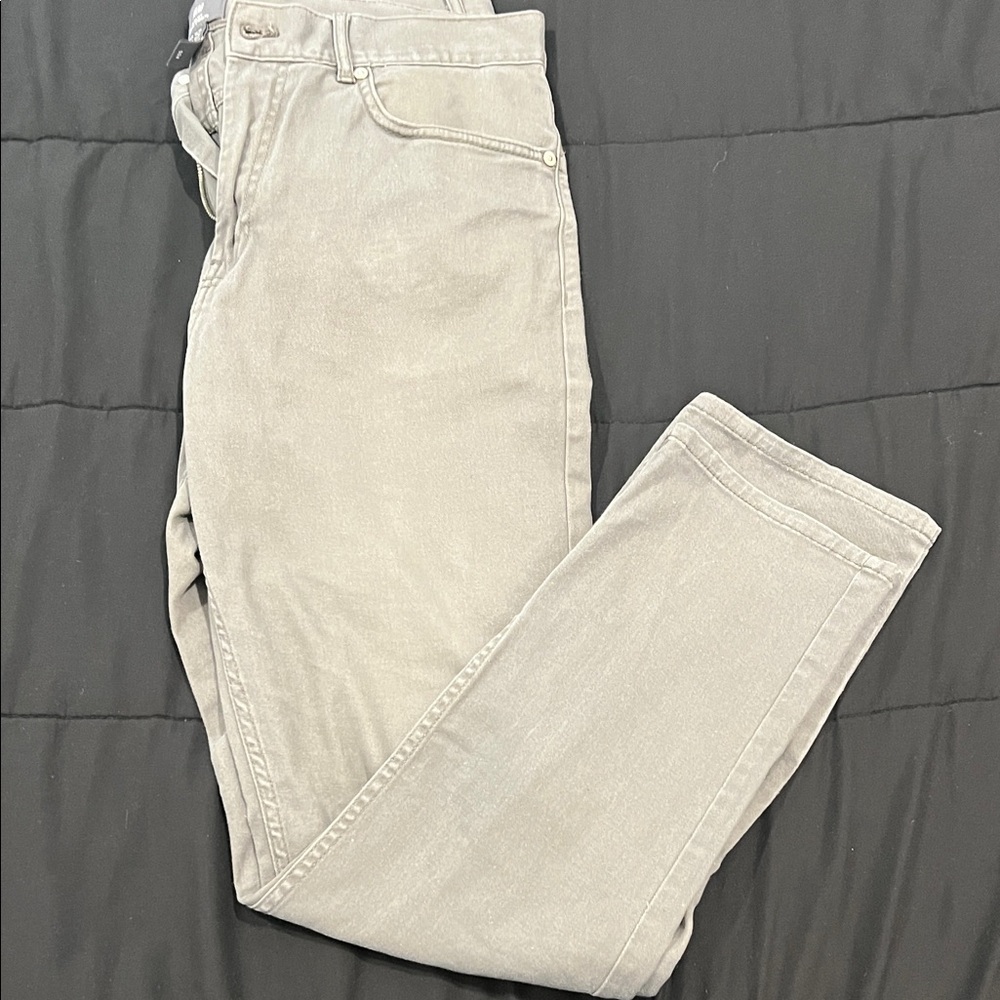 H&M Men's Light Gray Slim Jeans